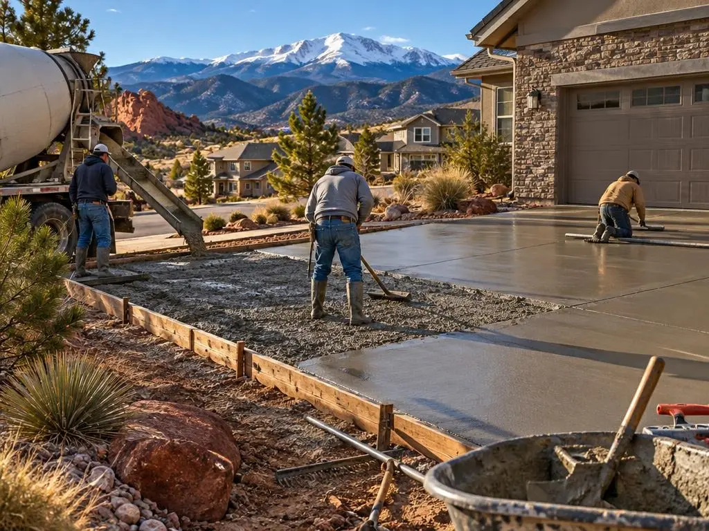 Concrete Driveways in Colorado Springs, CO