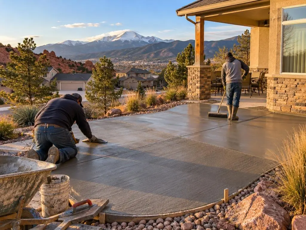 Concrete Patios in Colorado Springs, CO